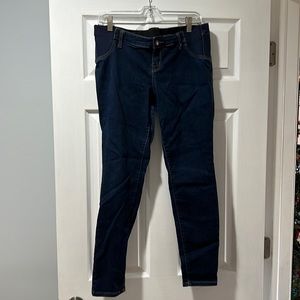 Maternity dark jean jegging